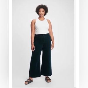 Gap High Rise Wide Leg Corduroy Pants